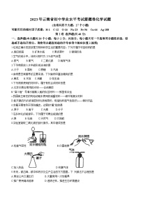 2023年云南省临沧市耿马傣族佤族自治县中考三模化学试题（含答案）