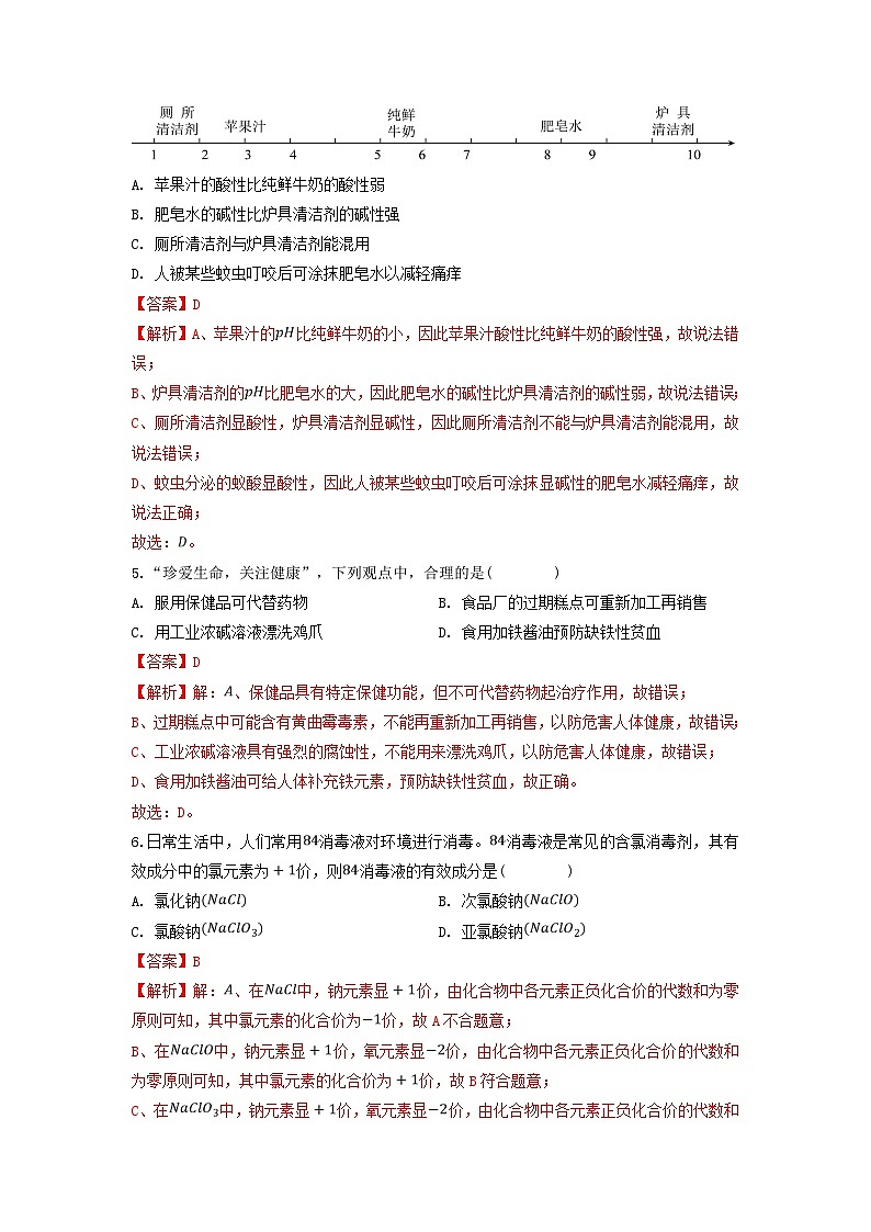 必刷卷04——2023年中考化学考前30天冲刺必刷卷（江西专用）（解析版）第3页