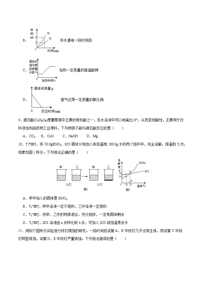 黄金卷1-【赢在中考·黄金八卷】备战2023年中考化学全真模拟卷（深圳专用）03
