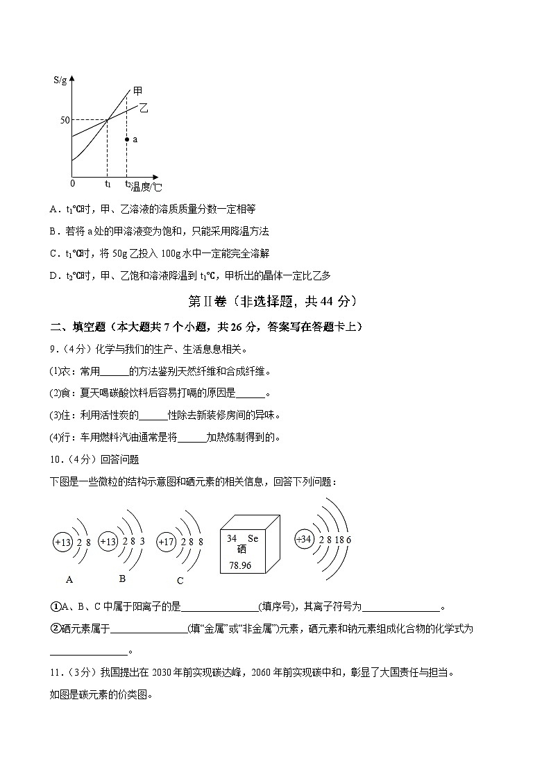 化学（陕西卷）（考试版）A4第3页