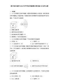 四川省各地市2022年中考化学真题分项汇编-05化学元素