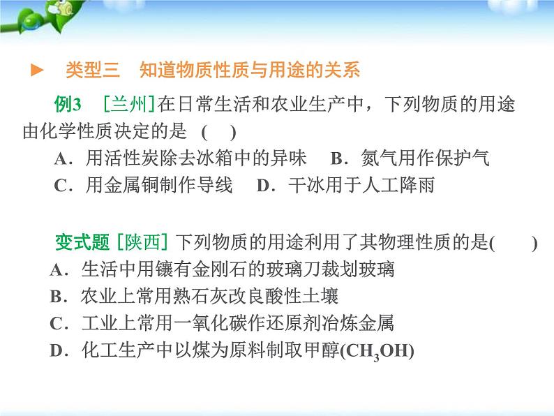 2023年安徽中考化学第一轮复习物质的变化和性质课件PPT08