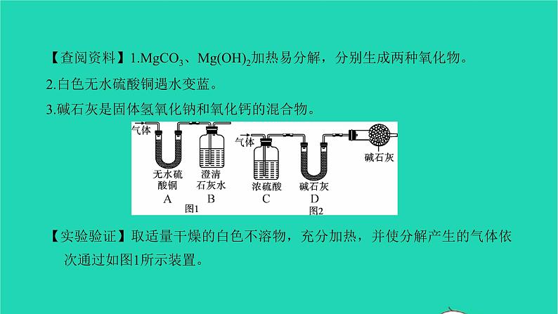 全国版2022中考化学第二篇专题突破能力提升专题八化学实验探究讲本课件07