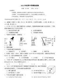 2023年湖南省株洲市荷塘区中考模拟化学试题（含答案）