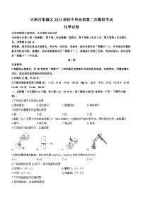 2023年天津市东丽区中考二模化学试题（含答案）