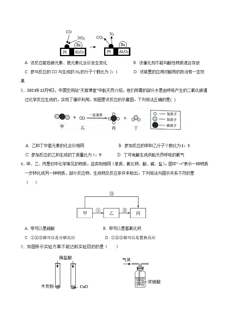 备战2023年武汉中考化学仿真模拟卷（解析版）第2页