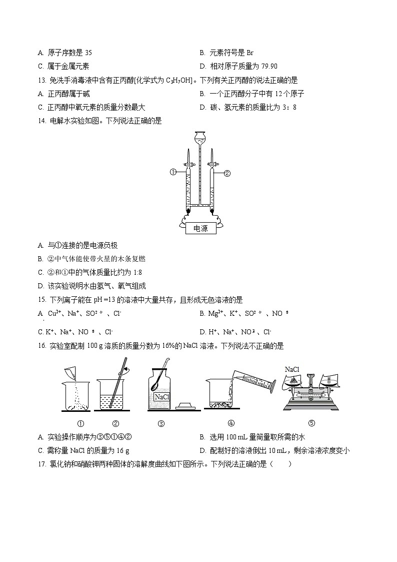 备战2023年中考化学仿真模拟卷（全国通用）（解析版）第3页
