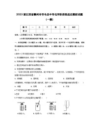 2023届江西省赣州市寻乌县中考化学阶段性适应模拟试题（一模）含解析