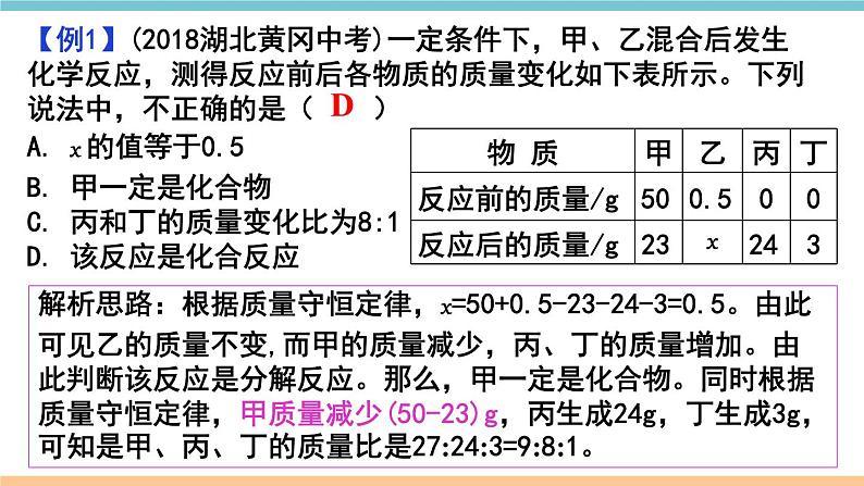 第五单元化学方程式复习课件05