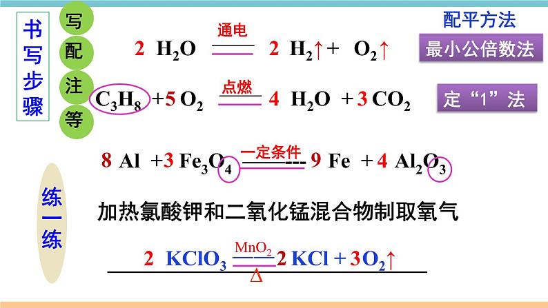 第五单元化学方程式复习课件08