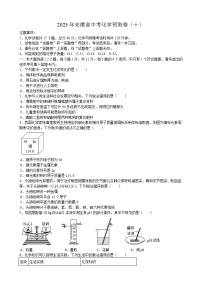 2023年安徽省中考化学预测卷（十）（含答案）