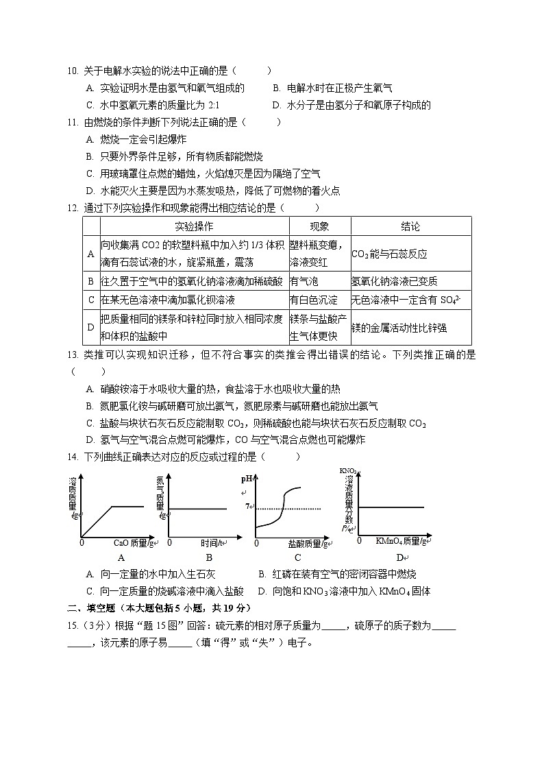 2015年广东省中考化学试题及答案第2页