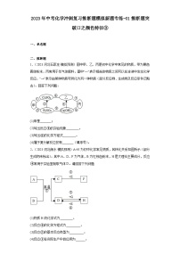 2023年中考化学冲刺复习推断题模拟新题专练-01推断题突破口之颜色特征③