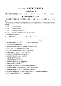 2023年山东省济宁市微山县中考三模化学试题（含答案）