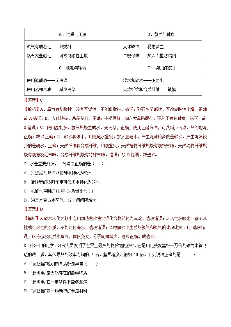 2023年中考化学考前押题超车卷A（海南专用）（解析版）03