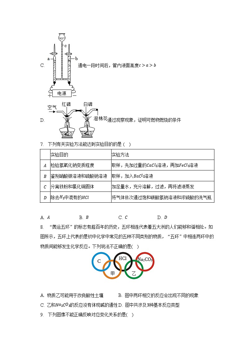2023年陕西省西安市高新重点中学中考化学七模试卷-普通用卷第3页