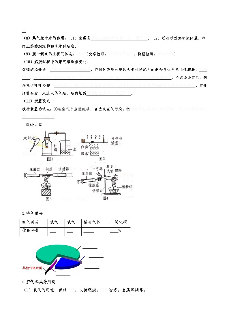 【期末复习】第2章 浩瀚的大气——初中化学九年级单元知识点梳理（沪教版·上海）02
