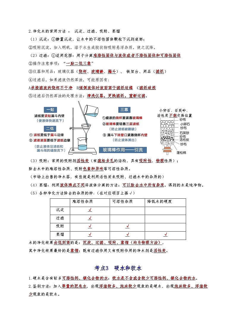 【期末复习】第3章 走进溶液世界——初中化学九年级单元知识点梳理（沪教版·上海）02