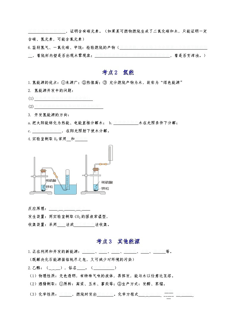 【期末复习】第9章 化学与社会发展 ——初中化学九年级单元知识点梳理（沪教版）02