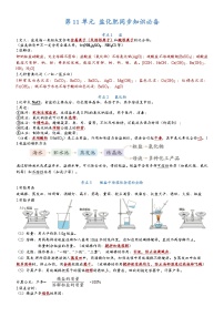 【期末复习】第11单元盐化肥——初中化学九年级单元知识点梳理（人教版）