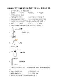 2022-2023学年河南省南阳市卧龙区九年级（上）期末化学试卷（含解析）