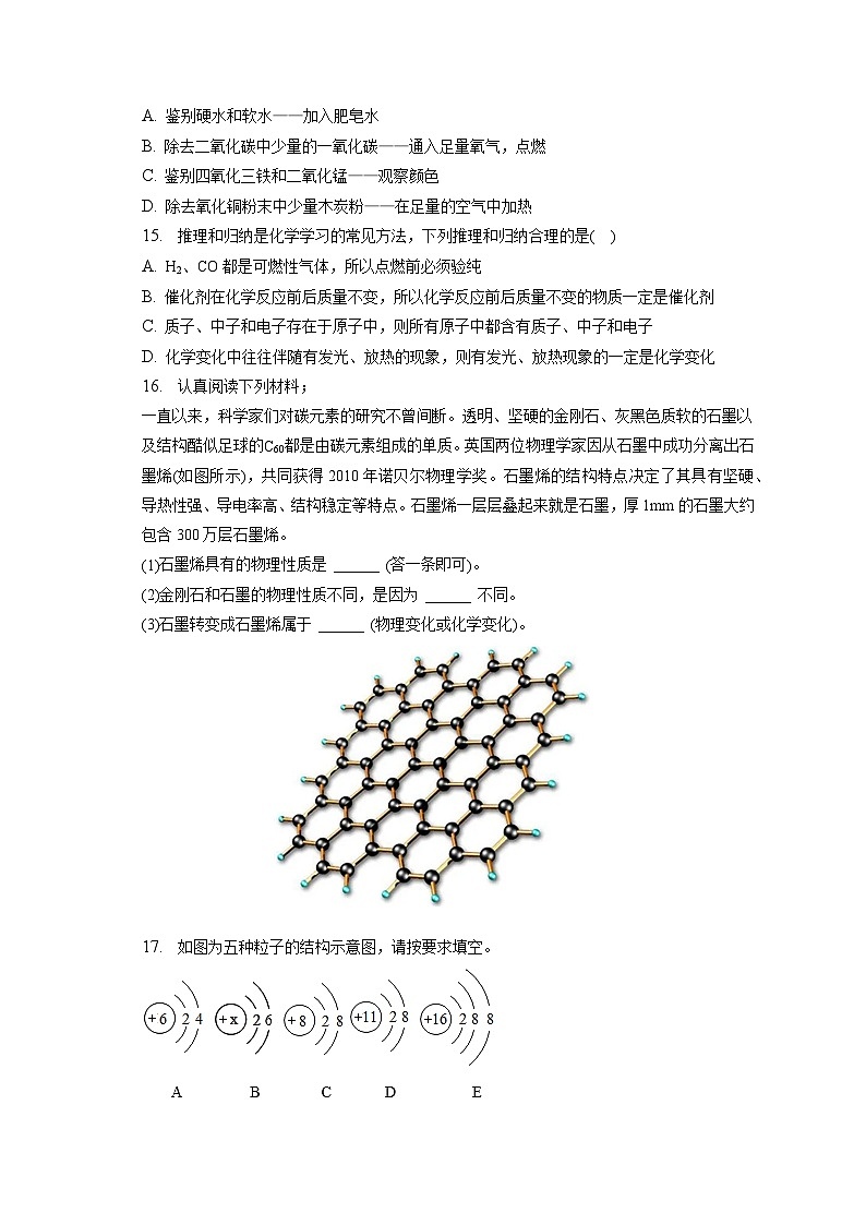 2022-2023学年湖南省长沙市湘江新区五校联考九年级（上）期末化学试卷（含解析）第3页