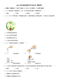 2023年河南省洛阳市中考化学三模试卷(含答案)