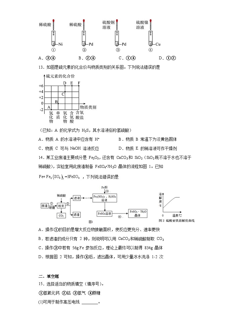 2023年海南省海口市秀英区十四中集团中考二模化学试题(含答案)第3页