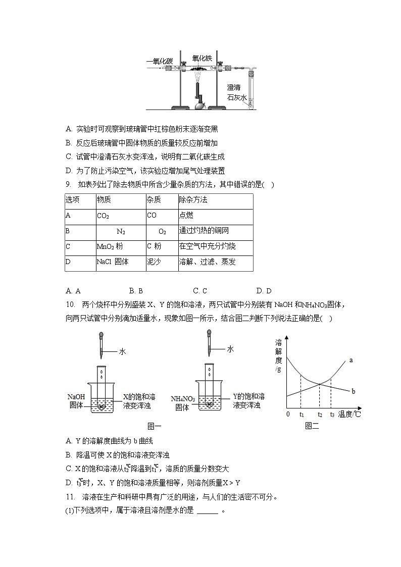 2022-2023学年山西省吕梁市交城县九年级（上）期末化学试卷（含解析）第2页