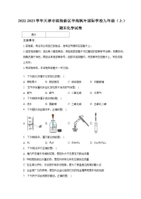 2022-2023学年天津市滨海新区华苑枫叶国际学校九年级（上）期末化学试卷（含解析）