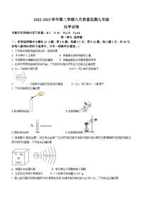 2023年广东省深圳市南山外国语学校中考三模化学试题(含答案)