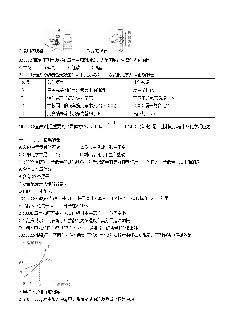 2023年河南省信阳市罗山县青山镇一中、二中中考考前模拟预测化学试题(含答案)第2页