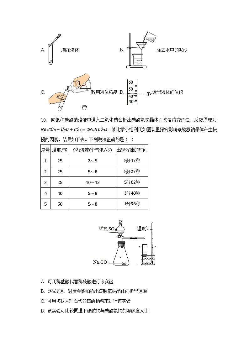 2023年河南省信阳市淮滨二中中考化学模拟试卷（含解析）03