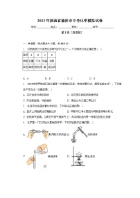 2023年陕西省榆林市中考化学模拟试卷（含解析）