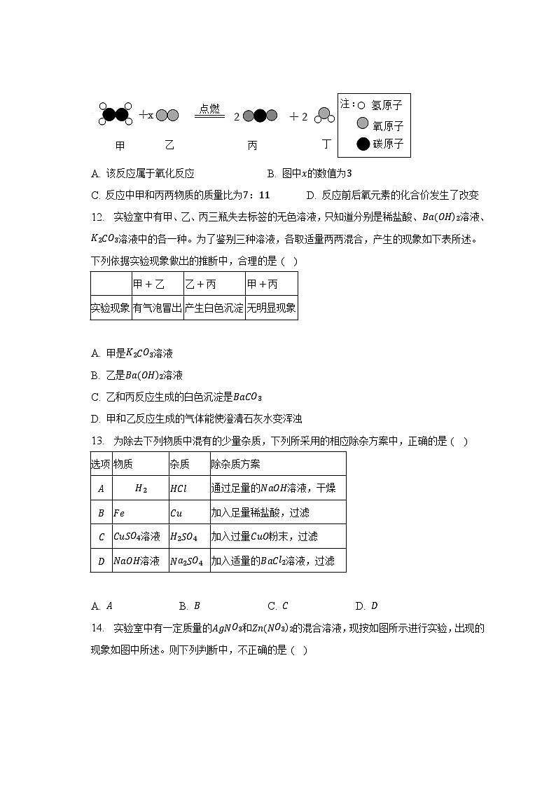 2023年山东省济南市历城区中考化学三模试卷（含解析）第3页
