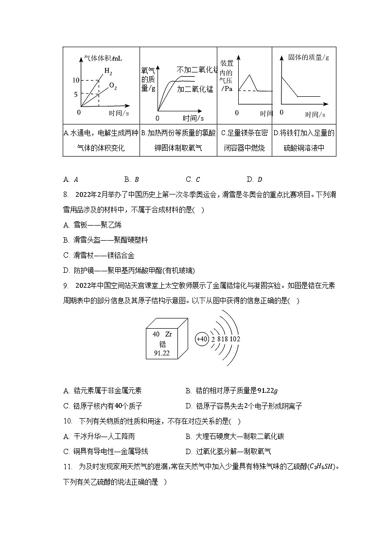 2022-2023学年湖南省常德市九年级（下）期中化学试卷（含解析）第3页