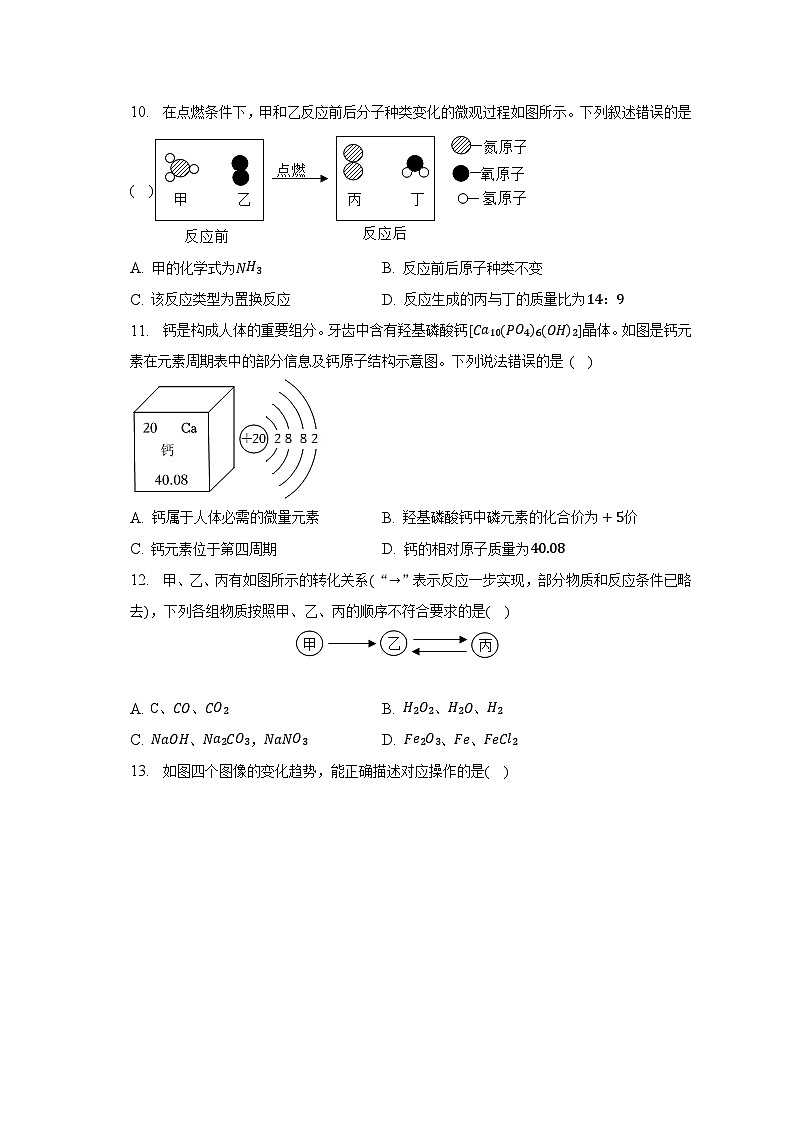 2023年河南省洛阳市涧西区中考化学一模试卷（含解析）03