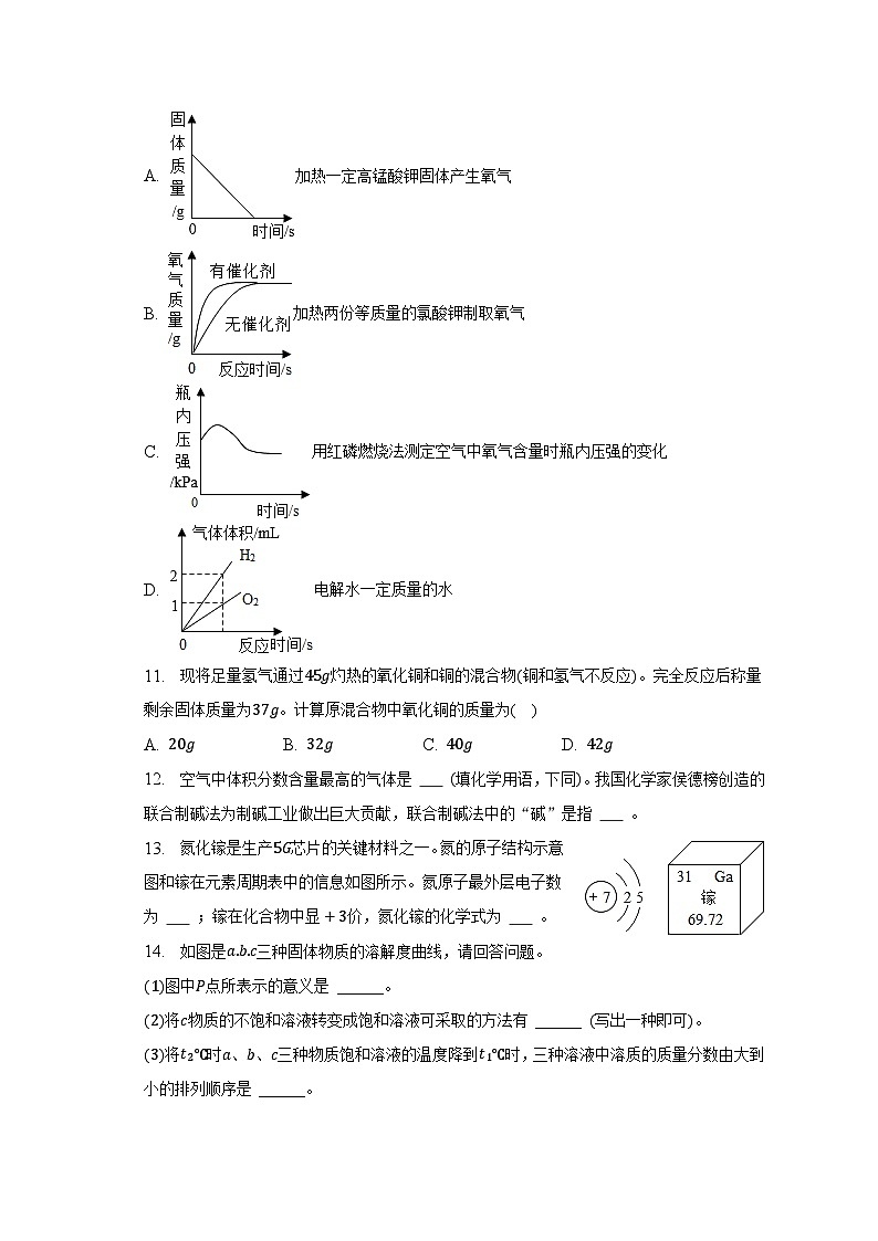 2023年河南省周口市川汇区中考化学一模试卷（含解析）03