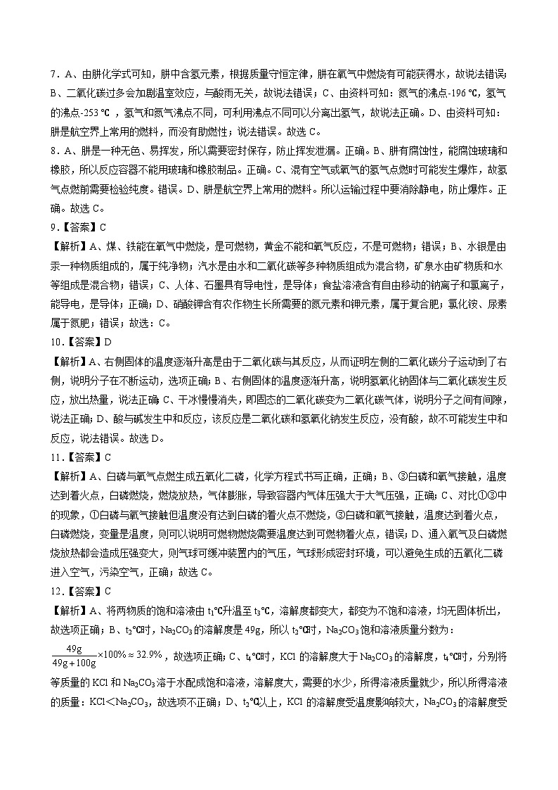 化学（盐城卷）（全解全析）第2页
