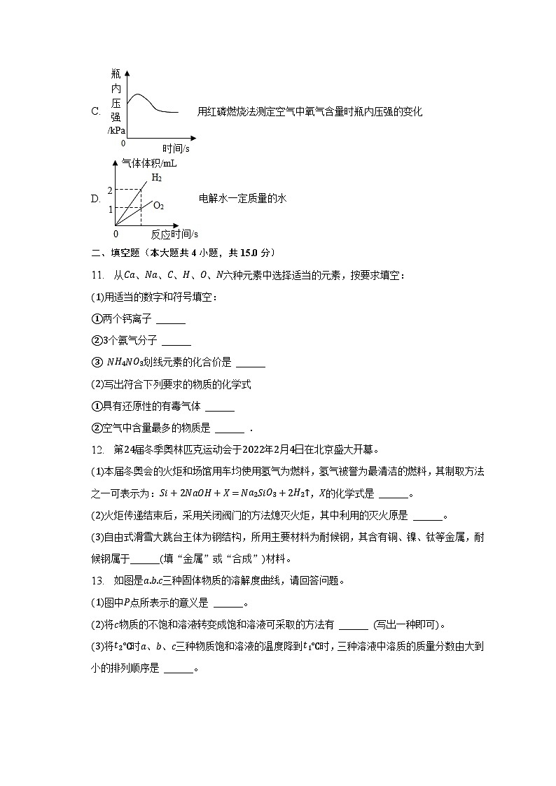 2023年山东省菏泽市中考化学二模试卷03