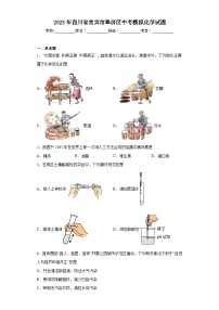 2023年四川省宜宾市翠屏区中考模拟化学试题（含解析）