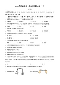 2023年河南省信阳市中考一模化学试题（解析版）