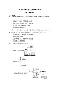 2023年安徽省中考化学复习诊断卷