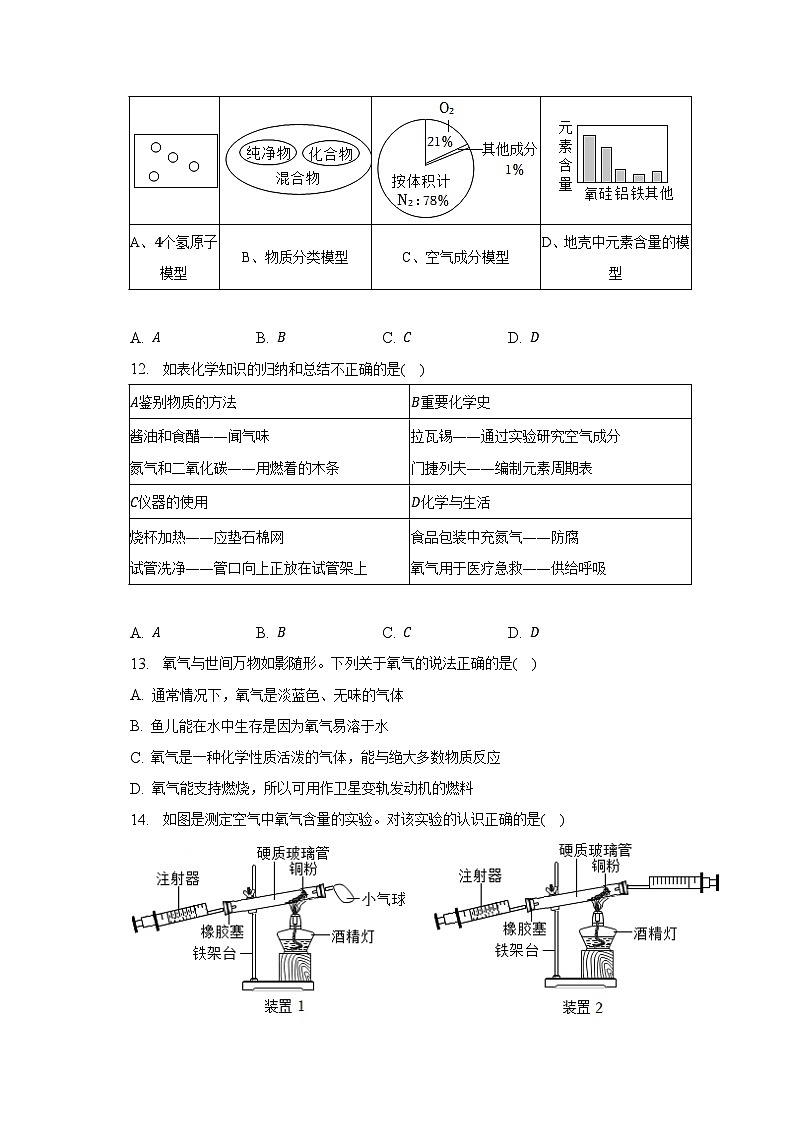 2022-2023学年山东省烟台市牟平区八年级（上）期末化学试卷（含解析）03