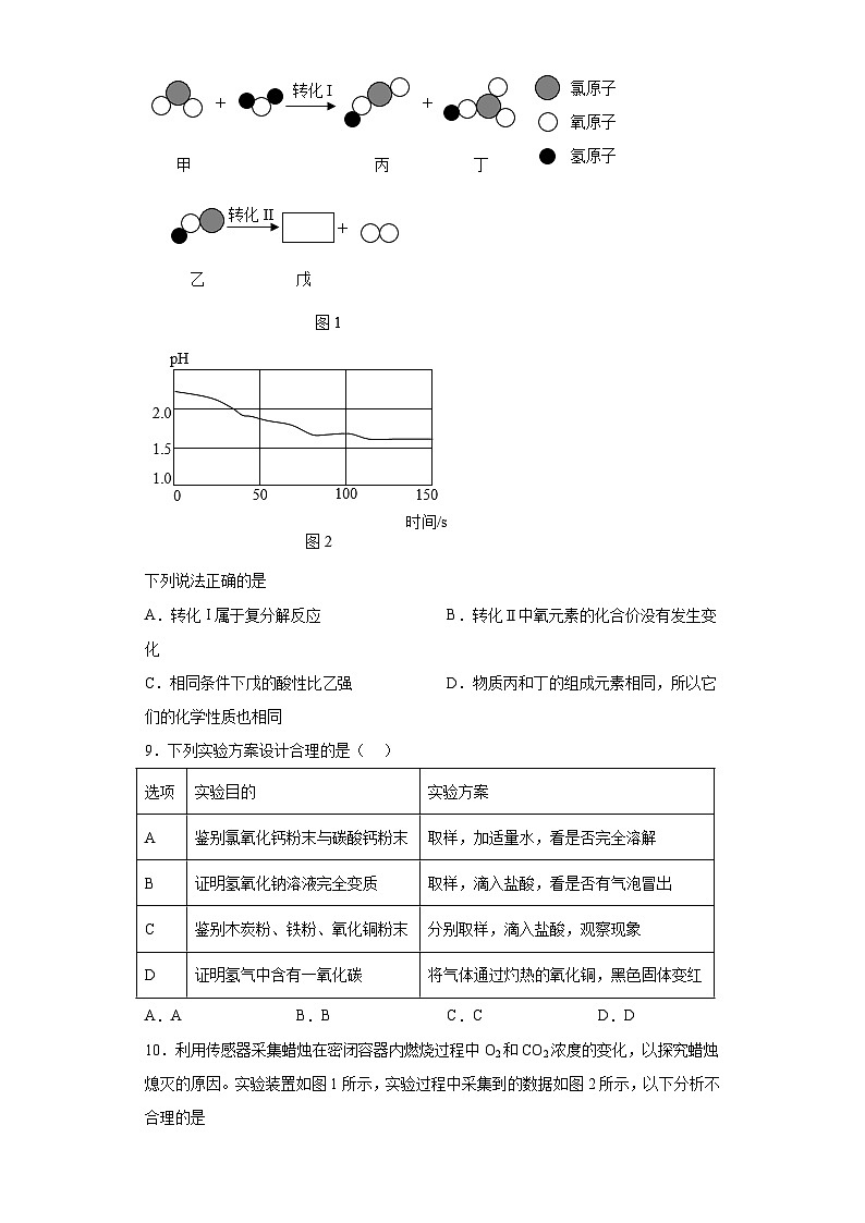 2023年福建省厦门市海沧区双十中学中考二模化学试题(含答案)第3页