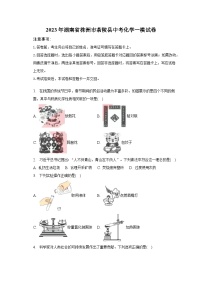 2023年湖南省株洲市茶陵县中考化学一模试卷