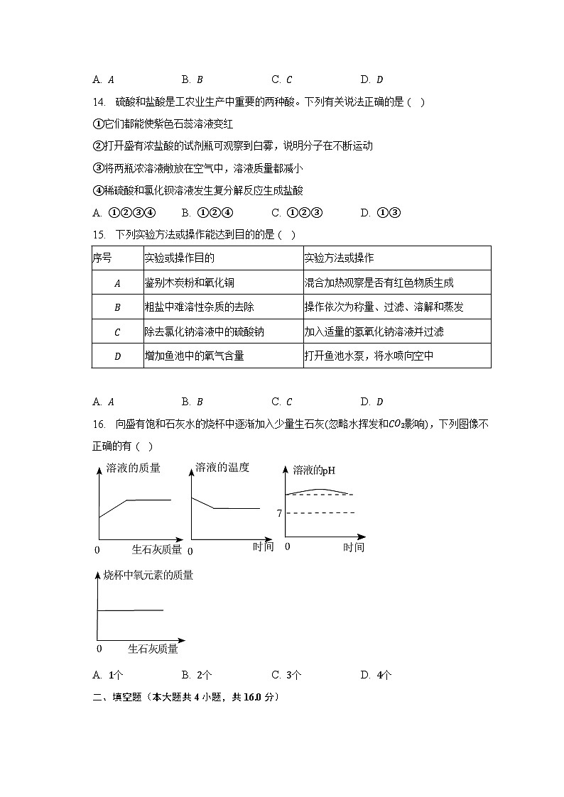 2023年重庆市中考化学试卷（A卷）及答案解析03