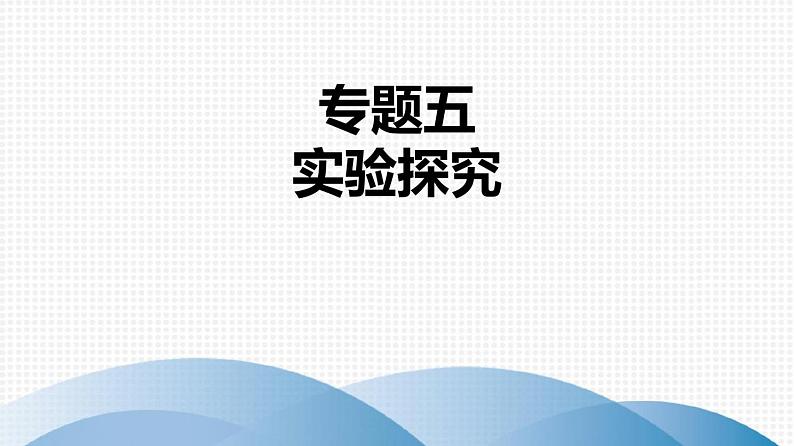 2020年广东省中考化学专题五 实验探究第1页