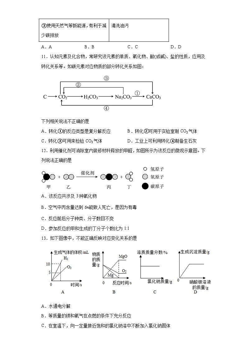 2023年河南省许昌市建安区中考三模化学试题(含答案)03