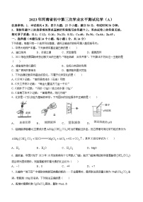 2023年河南省商丘市虞城县中考三模化学试题(含答案)